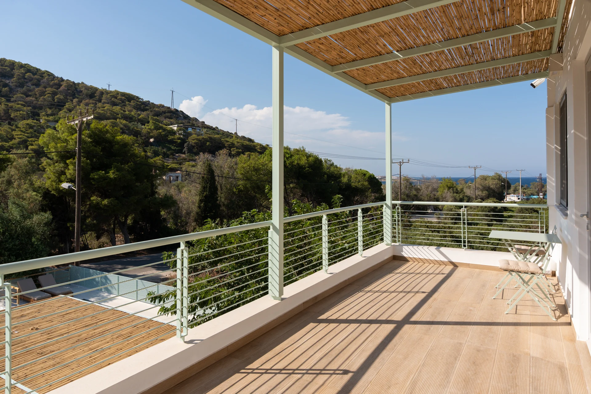 Scenic view of the AK Green Villa exterior